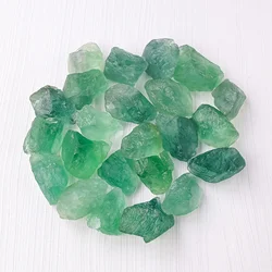 Enhanced Green Fluorite Healing Stone | Natural Rough Crystal for Spiritual Growth & Grounding (Light green)