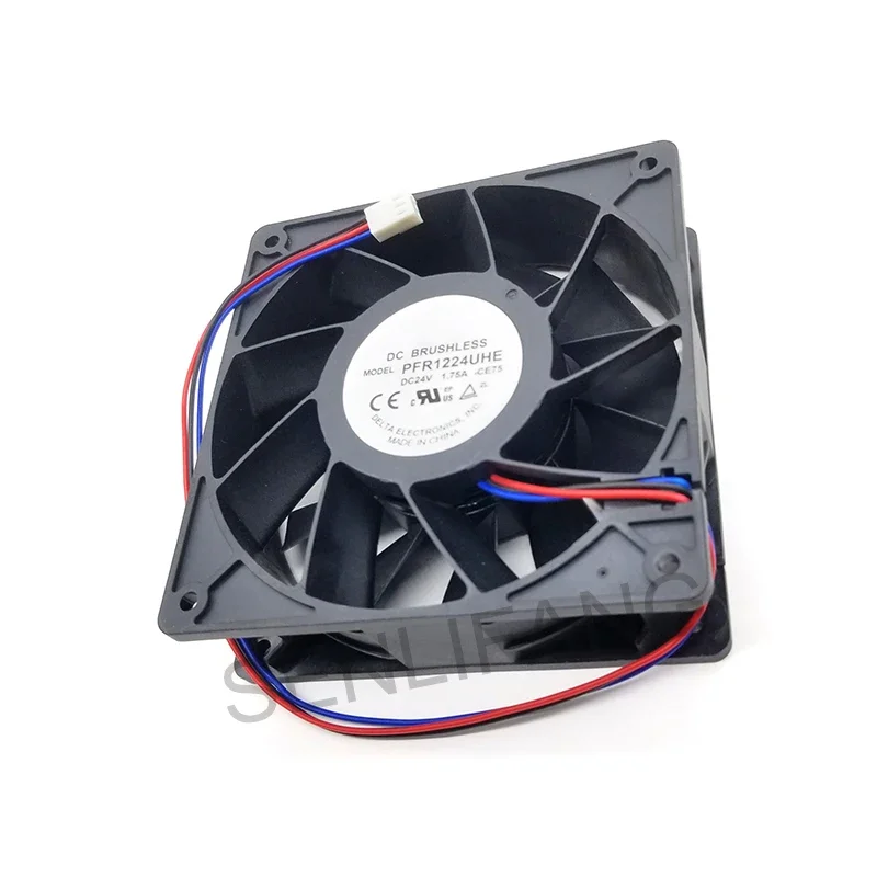 

Brand New PFR1224UHE -CE75 DC24V 1.75A 3-wire Square Cooling Fan