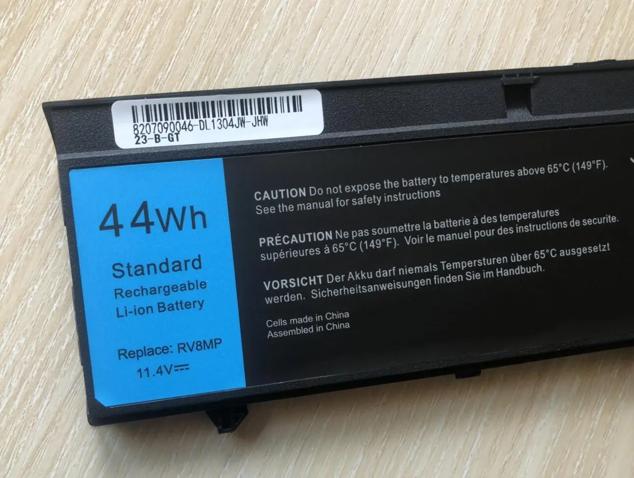 Bateria para Tablet pc Dell Latitude Xt3 Rv8mp H6t9r 1np0f 37hgh 11.4v 44wh - Imagem 4