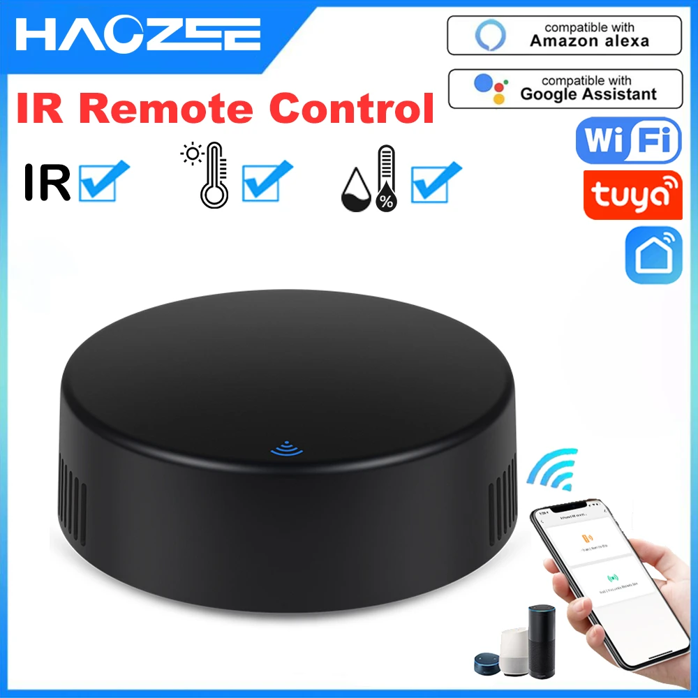Tuya Smart Ir Remote Control With Temperature And Humidity Sensor For