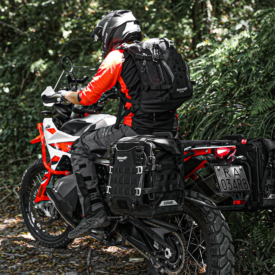 Motorcycle Storage Case - Waterproof Motorcycle Side Bags, Duall Sports
