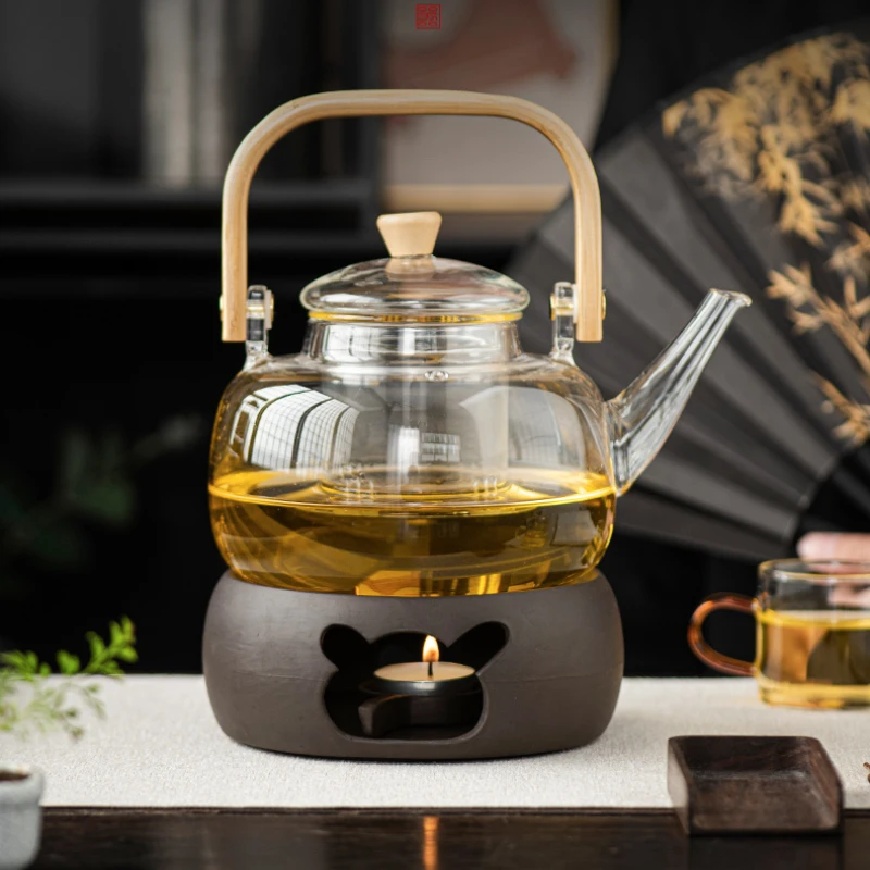 Terracotta Multi-functional Candle Tea Boiling Base Warm Tea Baking Furnace Heating Insulation Furnace