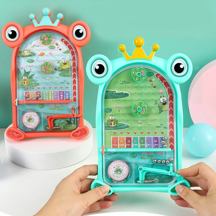 

Funny Catapult Game Machine Cartoon Frog Children's Entertainment Educational Toys Exercise Kids Manual Ability Tabletop Game