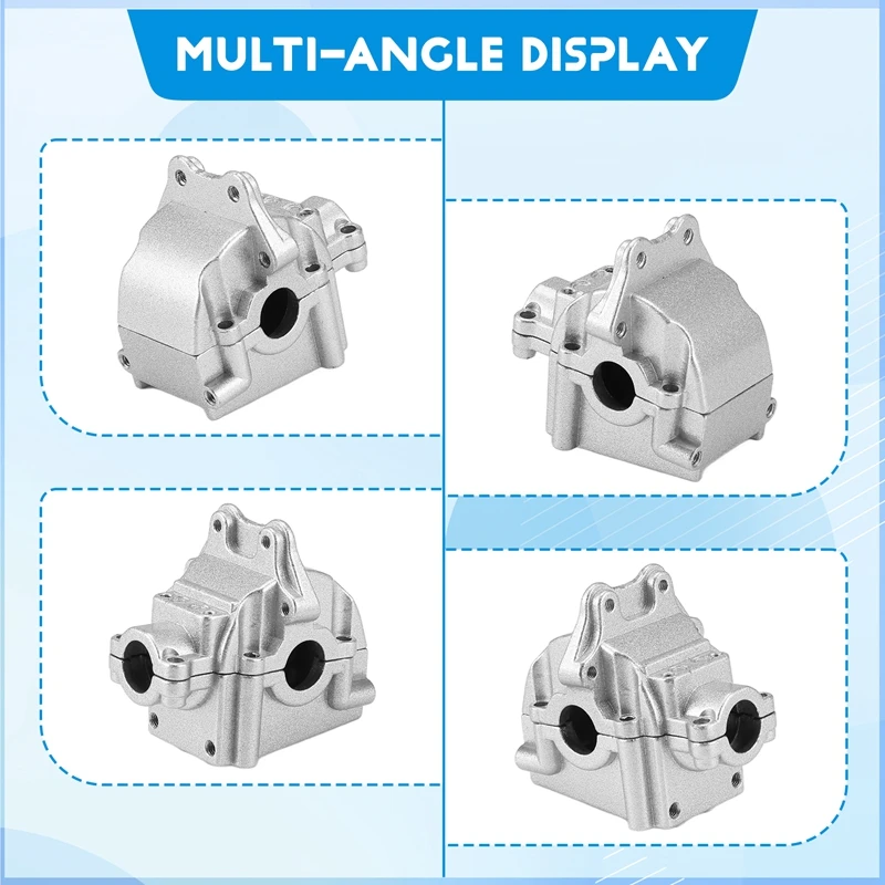 T23C Metal Wave Box Gear Box Upper And Lower Cover 144001-1254 For 1/14 Wltoys 144001 RC Car Spare Parts