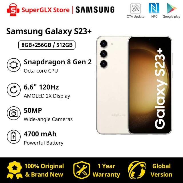 Smartphone Samsung Galaxy S23+, 5G, 512GB