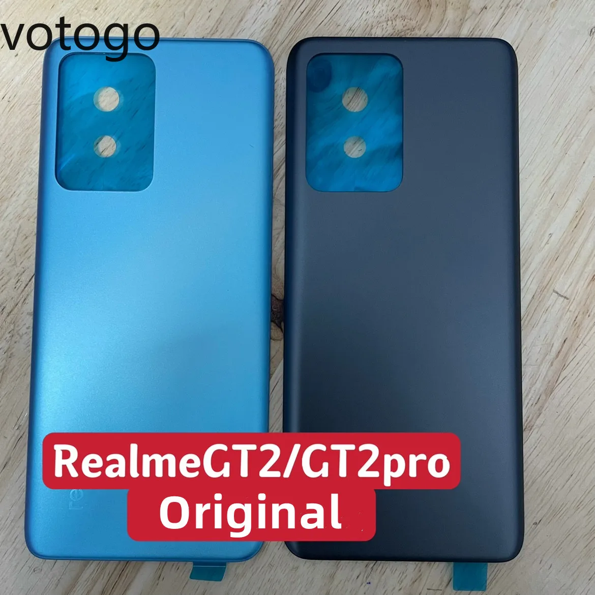 

Original Back Glass Battery Cover For Realme GT2 Pro Rear Door Housing Panel with Camera Lens Frame gt 2 GT2Pro Replacement