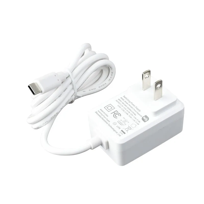 Alimentatore Usb Type-C Da 27W, Alimentatore Pd, Opzione Per Spine Us / Eu/Uk, Adatto Per Raspberry Pi 5