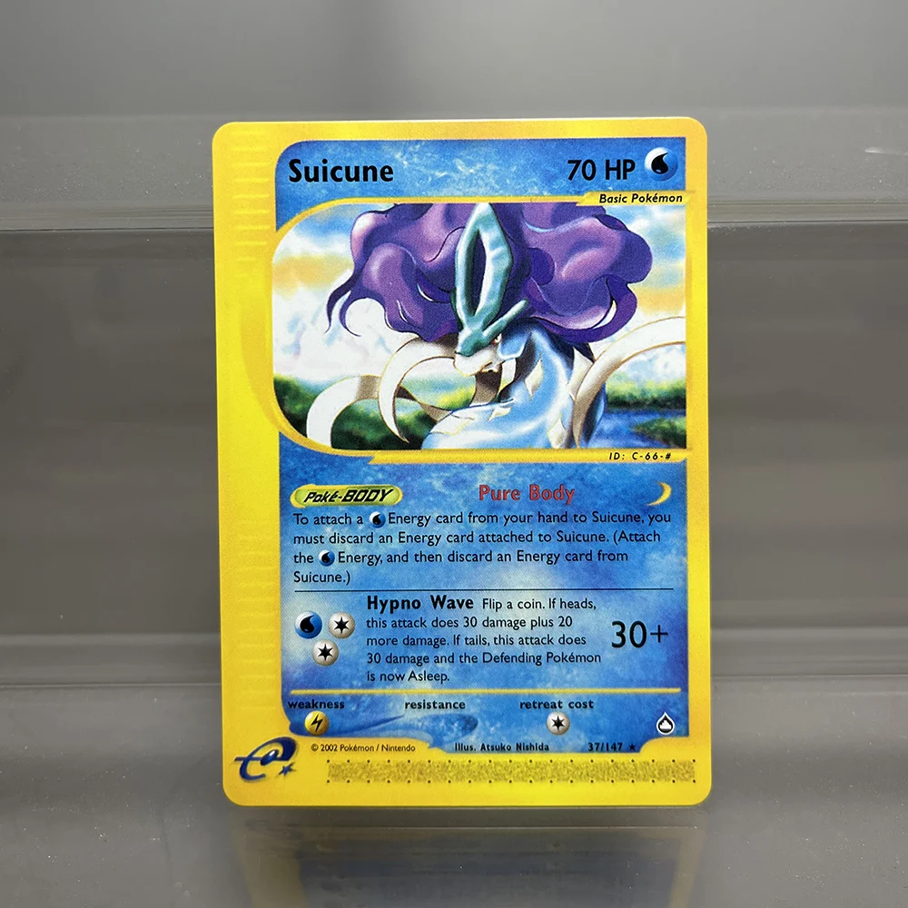 PKM Holographic PROXY Cards E-Card Series Celebi Charizard Ho-oh Alakazam PTCG Game Collection Cards Game Toys – Detail 2