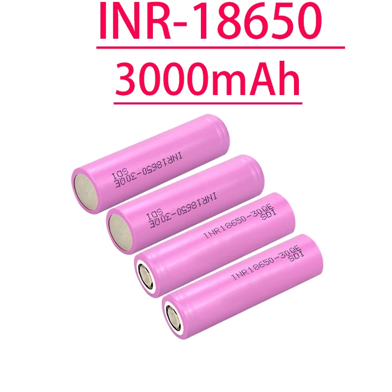 100% original novo inr18650 bateria 3.7v 18650 3000mah li-ion baterias  recarregáveis High capacity battery - AliExpress