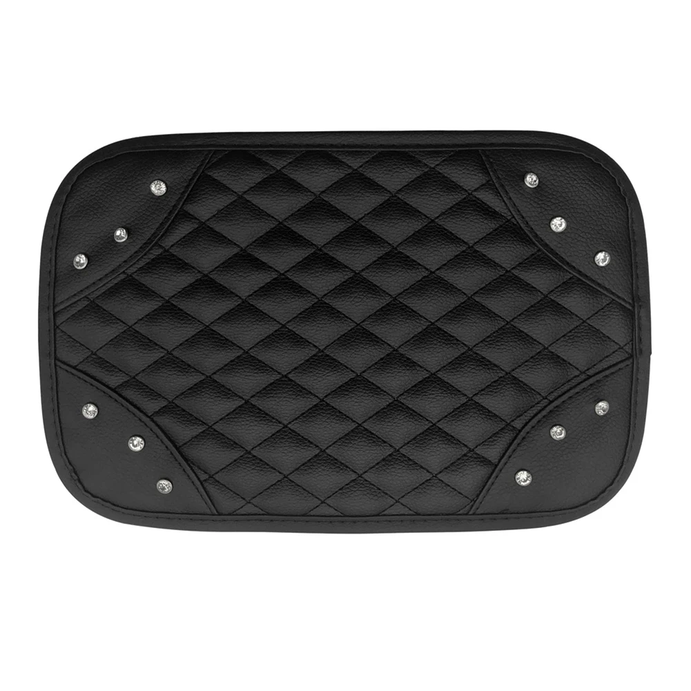 Tanio Storage Box Cover Pad Auto Armrests Center PU Leather