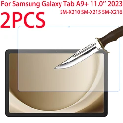 Premium Tempered Glass Screen Protector for 11 - Inch Tablets - 2 Pack (2P - Tab A9 Plus 11in)