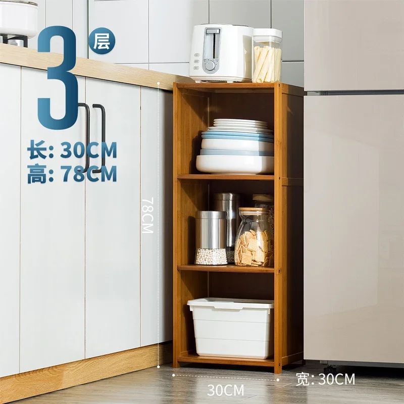 Shelf Closet Kitchen Cabinets Sideboard Storage Bamboo Display Filing Kitchen Cabinet Laden Corner Archivadores Dining Room Sets