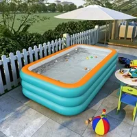 Piscine gonflable générique longue en PVC, paquet de 2,1 m, Durable, facile à installer et adaptée au plaisir familial, adaptée à la famille 3