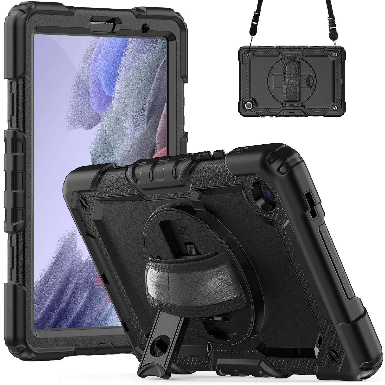 

Heavy Duty Shockproof Case For Samsung Galaxy Tab S9 S8 Ultra S7 FE Plus E A 10.5 10.1 8.0 8.4 A9 A8 A7 A6 Lite Plus Stand Cover