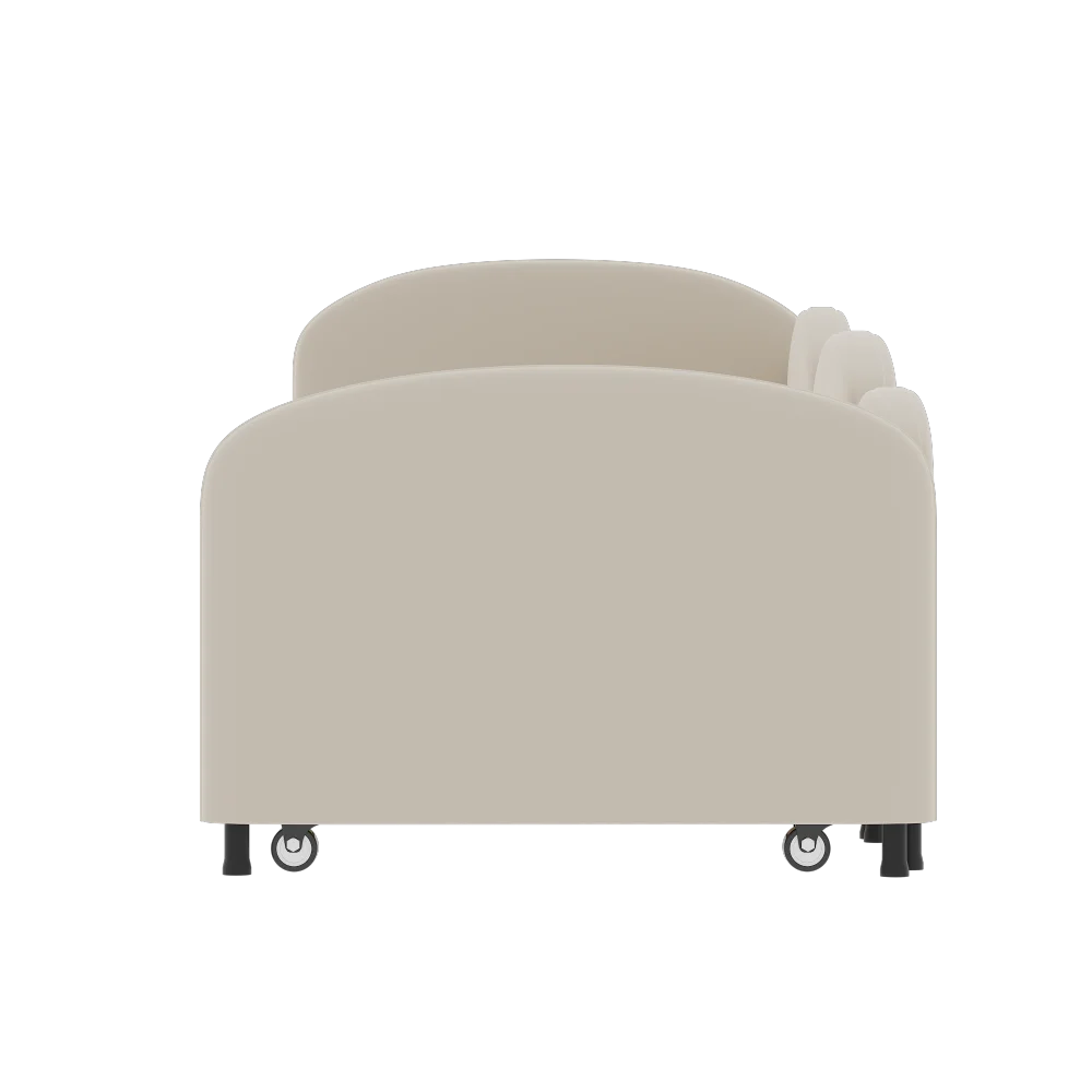 SOFTSEA Twin-Size-Tagesbett, Aufbewahrungsschubladen, samtgepolstertes Tagesbett, Schlafzimmer, Wohnzimmer, modernes Schlafsofa, Tagesbett, Rahmen für Wohnzimmer – Detail 13