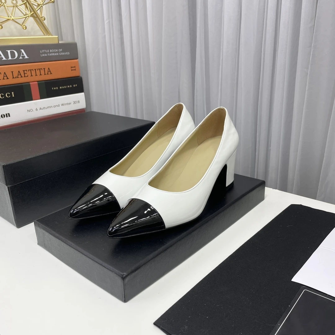 

Spring Autumn Women Pumps Fashion Genuine Leather Mixed Color Slip On Women High Heels Shoes Runway Outfit Party Dress Shoes