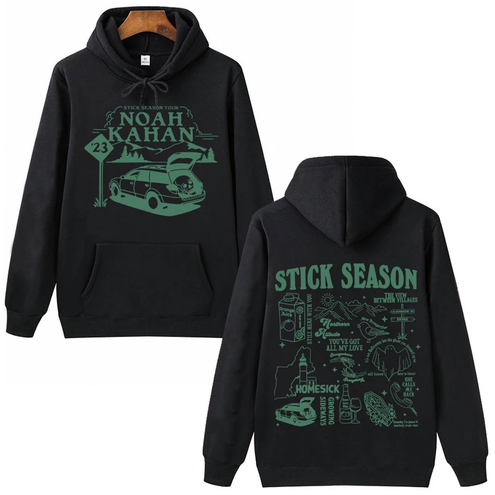 

Noah Kahan Stick Season Tour Hoodie Man Woman Harajuku Pullover Tops Sweatshirt
