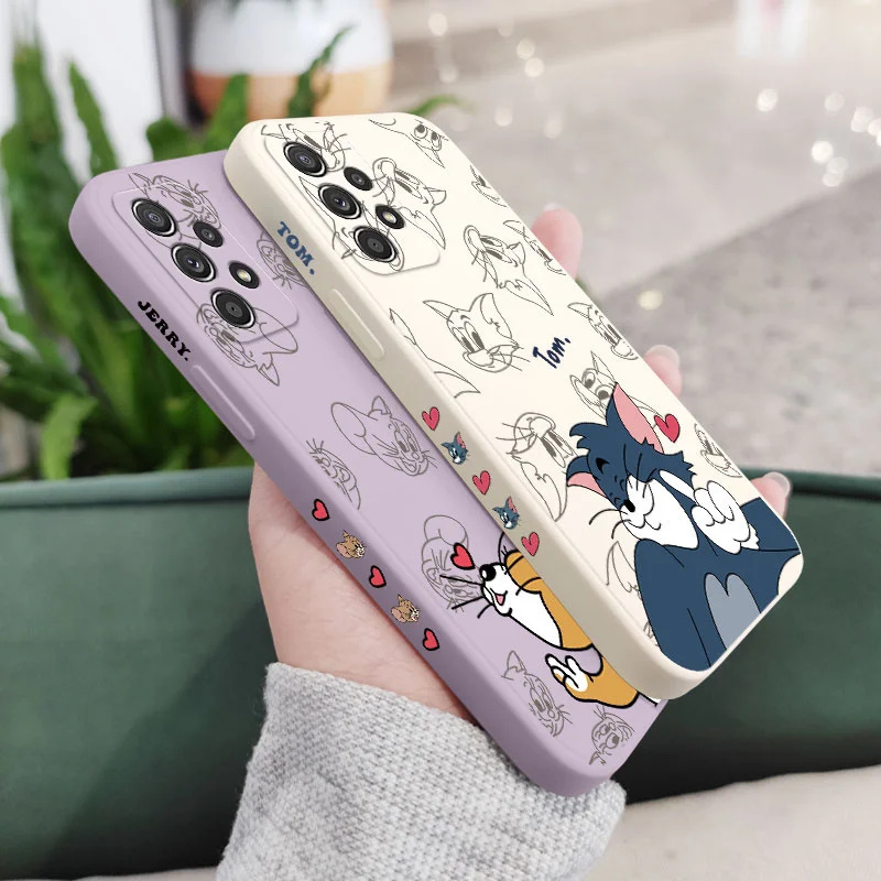 Classic Cartoon Case For Samsung A73 A53 A33 A23 A13 A03S A03  A52 A52S A51 A72 A71 A32 A31 A22 A21S A12 A02S A02 4G 5G Cover