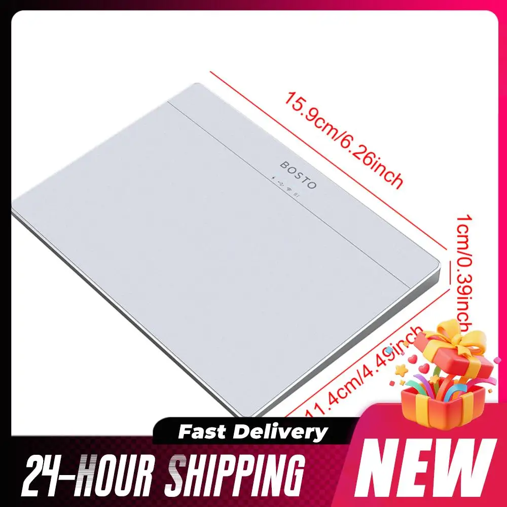 Bluetooth-Compatible Touchpad High Precision Haptic Feedback Wireless Touchpad Wired Precision Trackpad for Desktop Laptop User