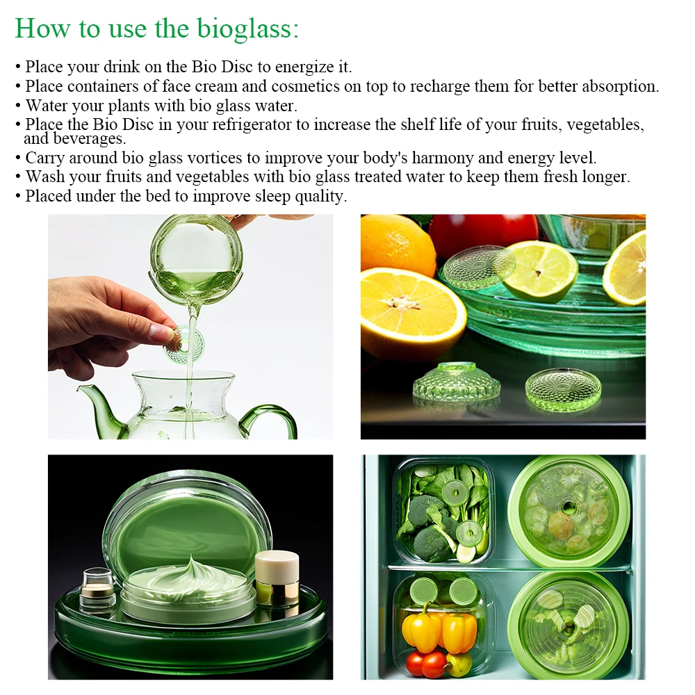 Health Bio Disc 4000cc+ Gauss Mini Flat Biodisc Verbessert die Durchblutung Bioglas Erhöhen Sie die Energie Gesundheitsgeschenk – Detail 7