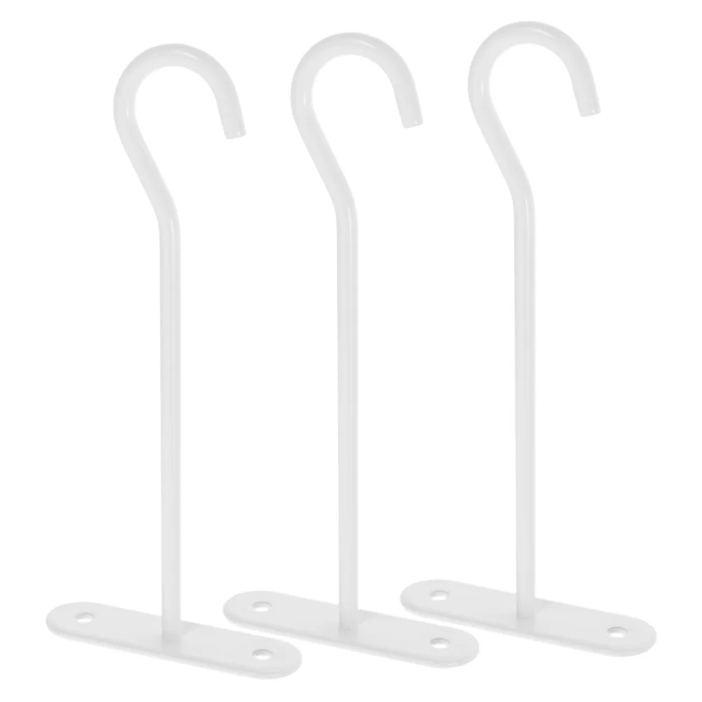 

3 Sets Metal Plant Stand Hanging Hook Pot Hanger Iron Outdoor Hooks for Baskets