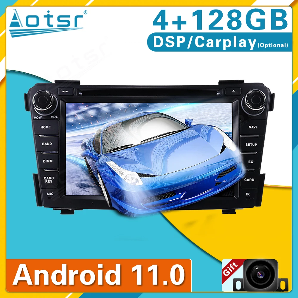 

Android 11,0 4 + 128 ГБ для HYUNDAI I40 2011-2016, автомобильный DVD-плеер, GPS-навигация, автомобильное радио, стерео, головное устройство, мультимедийный плеер