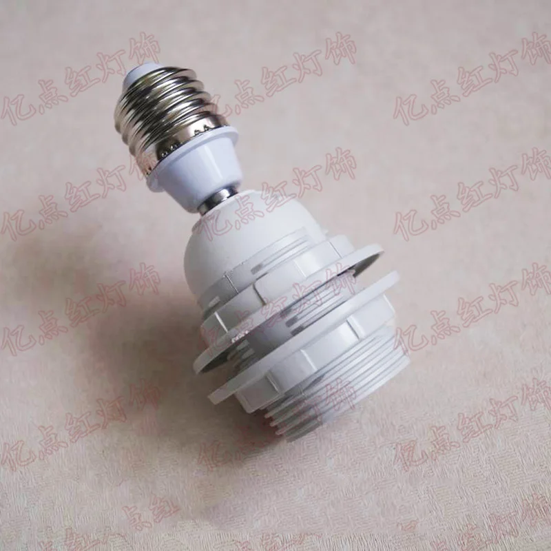 Lampshade Holder E27 Adapter Converter Screw Socket E27 to E27 Adapter Extender for Chandeliers Ceiling Lights Crystal Lamps Etc iwhd 10pcs g4 led 12v bulb cob 80lm high power mini led g4 bi pin lights replace halogen chandeliers