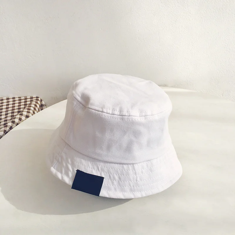 White Baby Bucket Hat Summer Soft 