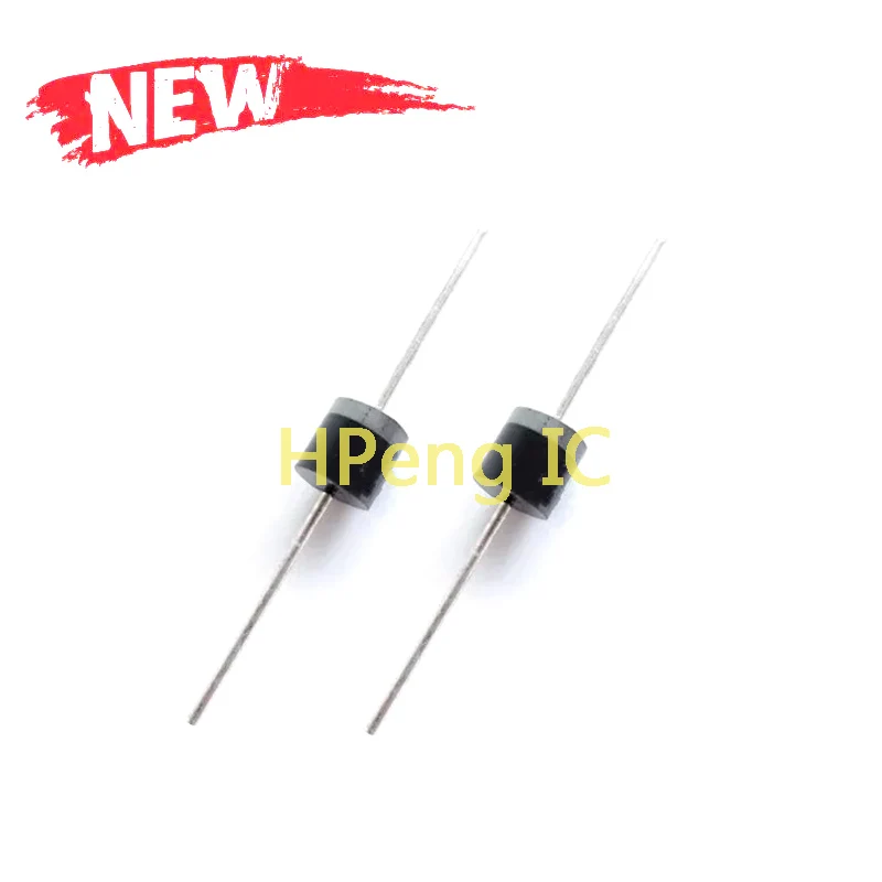 

200 шт 10A10 10A 1000V 1KV 10 R-6 Amp осевой выпрямительный диод