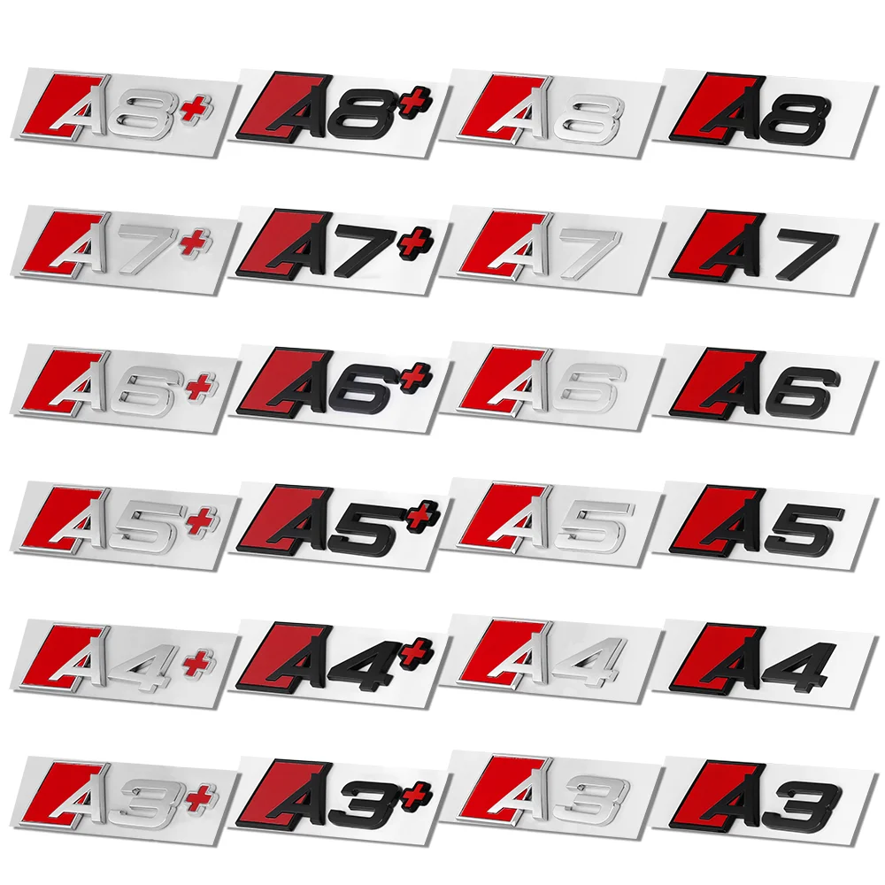Adesivo Decorativo in Alluminio per Bagagliaio Auto, Accessori Styling per Audi A3 A4 A5 A6 A7 A8 RS TT S S3 S4 Q5 Q6 Q3 Q7 Q8 Quattro - immagine 3