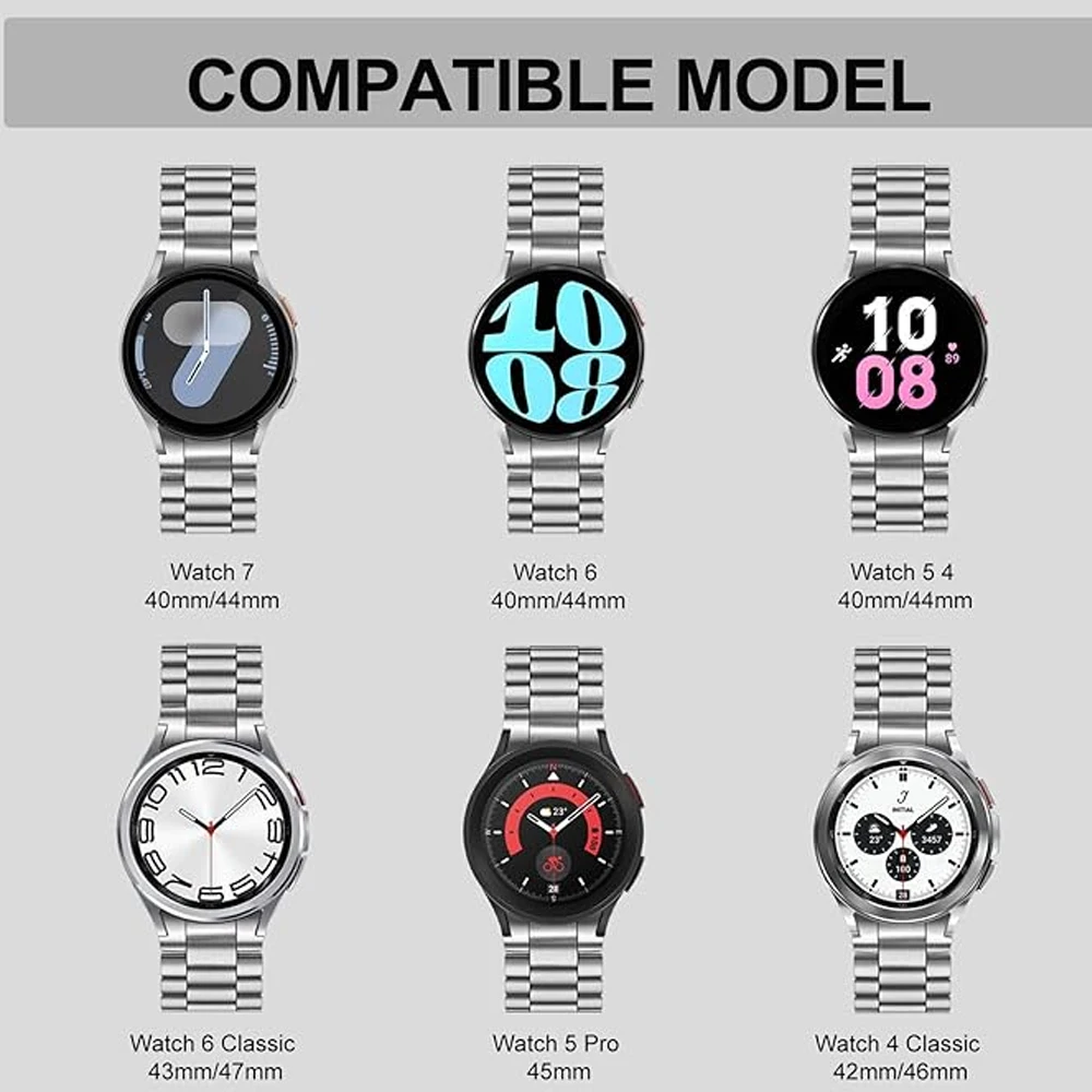 Premium Stainless Steel Metal Watch Strap - Original Design Bracelet