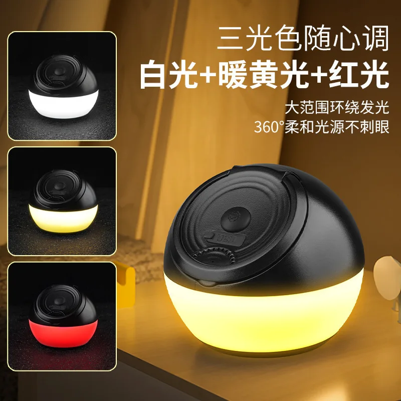 LED Lantern LED Can Light 1200mAh Light Color/Brightness Memory Fluorescent Color 3 Color Switching IPX5 Waterproof Small