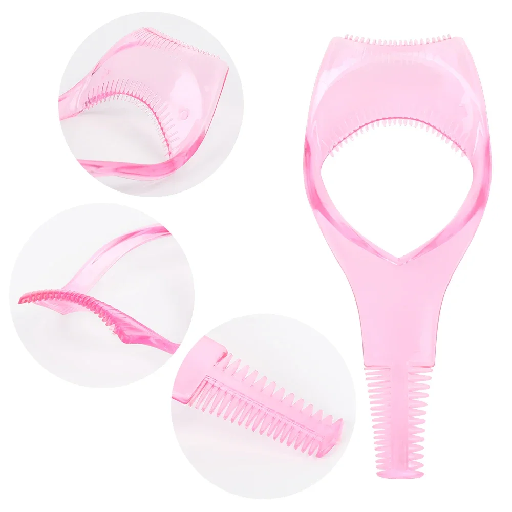 3 In 1 Mascara Stencils Shield Eyelash Brush Applicator Comb Eyelash Curling Guide Card Multifunction Beauty Eye Makeup Aid Tool makeup tools mascara applicator template eye makeup tools mascara applicator tool