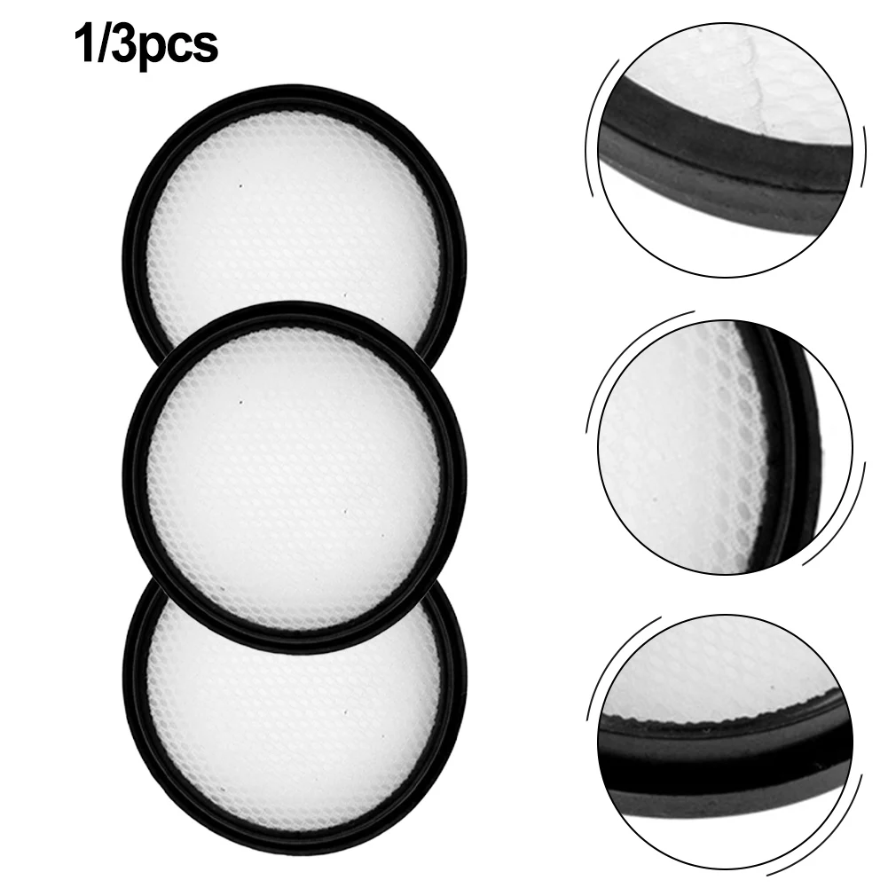 1/3Pcs Filters For Vytronix-NIBC22 Cordless Vacuum Cleaner ‎GSL001 Filter Replacement Washable & Reusable Household Filter filter filters cordless vacuum cleaner filters reusable vacuum cleaner washable cordless vacuum cleaner filter