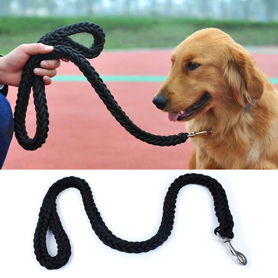 Guinzaglio Per Cani In Nylon Spesso 100cm - Per Taglia Media E Grande, Resistente E Morbido