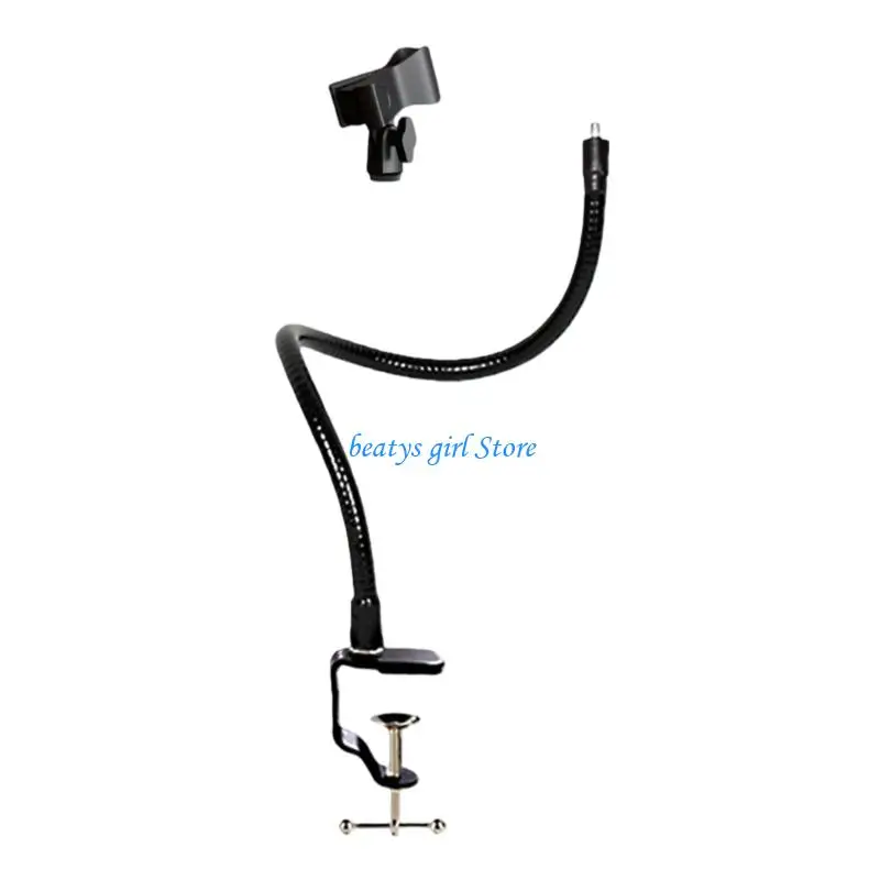 C7AB 360 데스크 마이크용 유연한 마이크 스탠드 구즈넥 튜브 클립 마운트 ..