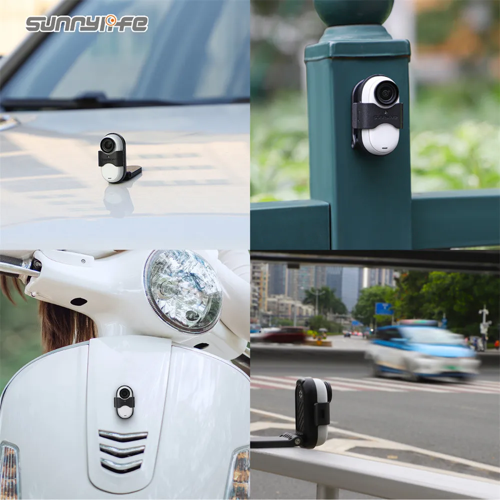 Insta 360 GO 3 용 Sunnylife Insta360 GO 3S 마그네틱 마운트 끈 브래킷 카메라 액세서리 용 마그네틱 넥 스트랩 홀더