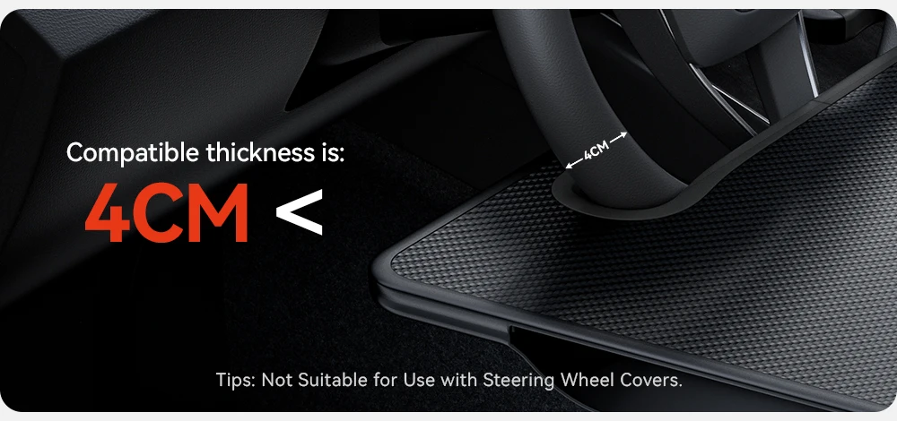 Tesla Model 3/Y KIA Golf BMW Car Portable Steering Wheel Table Eating Food Coffe