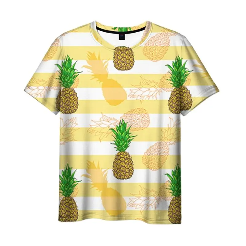 Fun Fruit Graphic 3D Printed Summer Fashion New Men's And Women's