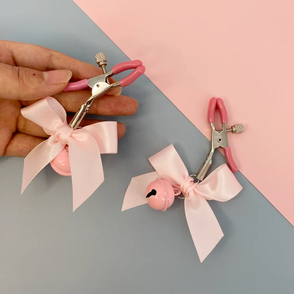 Woman Sexy Adjustable Nipple Clamp Breast SM Small Bell Adult Fetish Flirting Teasing Sex Toys For Couples sex party toys,erotic sex toy,sex toys,nipple clamp,sex bondage toys