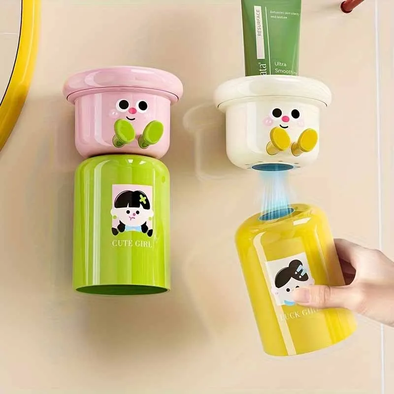 Magnetischer Zahnbürstenhalter Mit Becher Für Das Badezimmer_voghion.com