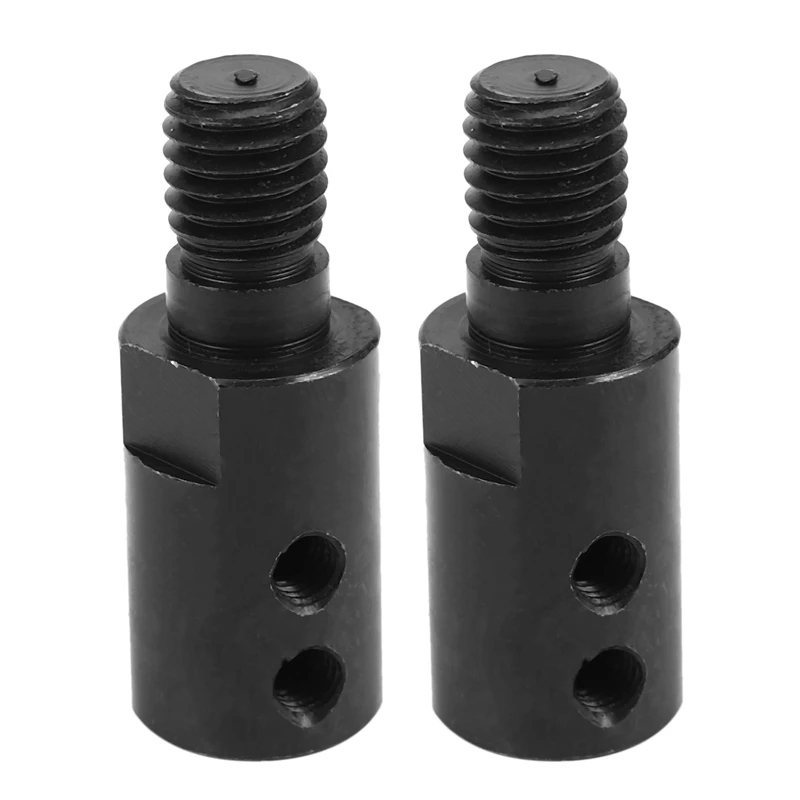 

HOT SALE 2Pcs M10 8 Mm Dc Motor Shaft Drill Adapter For Saw Blade Connection Coupling Joint Connector Coupler Sleeve Tools