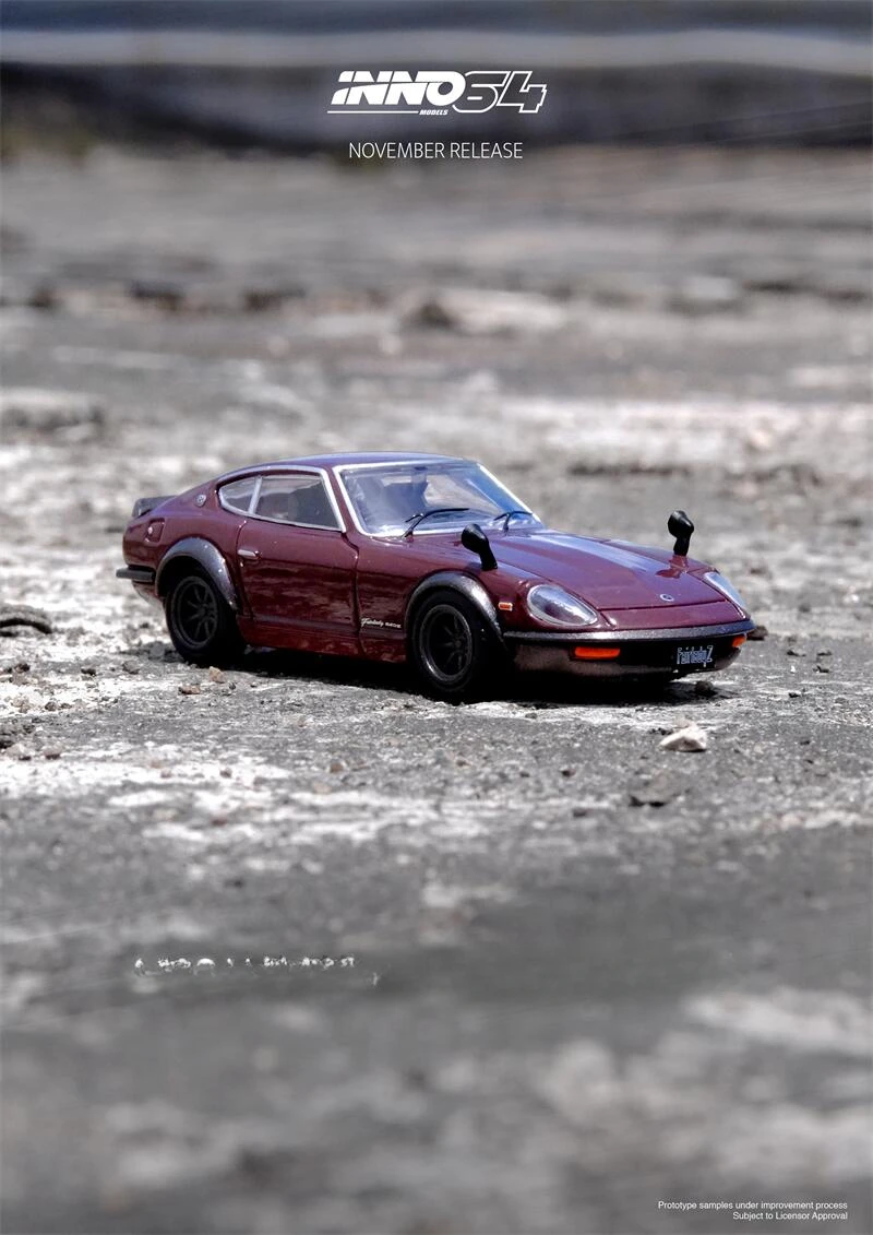 

INNO 1:64 FARLADY 240ZG (HS30) темно-красный литая модель автомобиля
