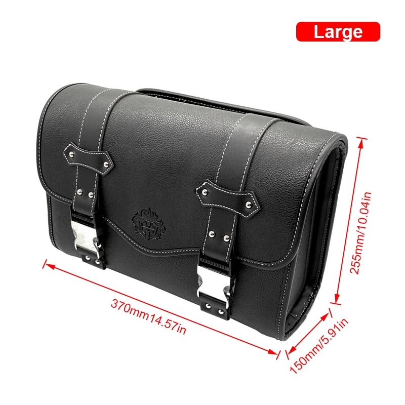 New Motorcycle Saddlebag Side Bag Retro PU Motorcycle Tool Bag For Honda Rebel 250 500 300 1100 For W400 W650 XL883L SR400 XL120