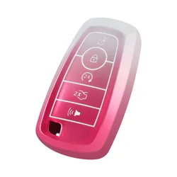 Premium Car Key Fob Protector - Sleek Smart Remote Accessory Cover (Rose)