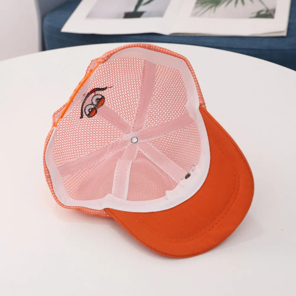 Summer Newborn Baby Baseball Cap Girl Boy Cartoon Sunscreen Sunshade Sun Hat Outdoor Embroidered Letter Peaked Caps Children