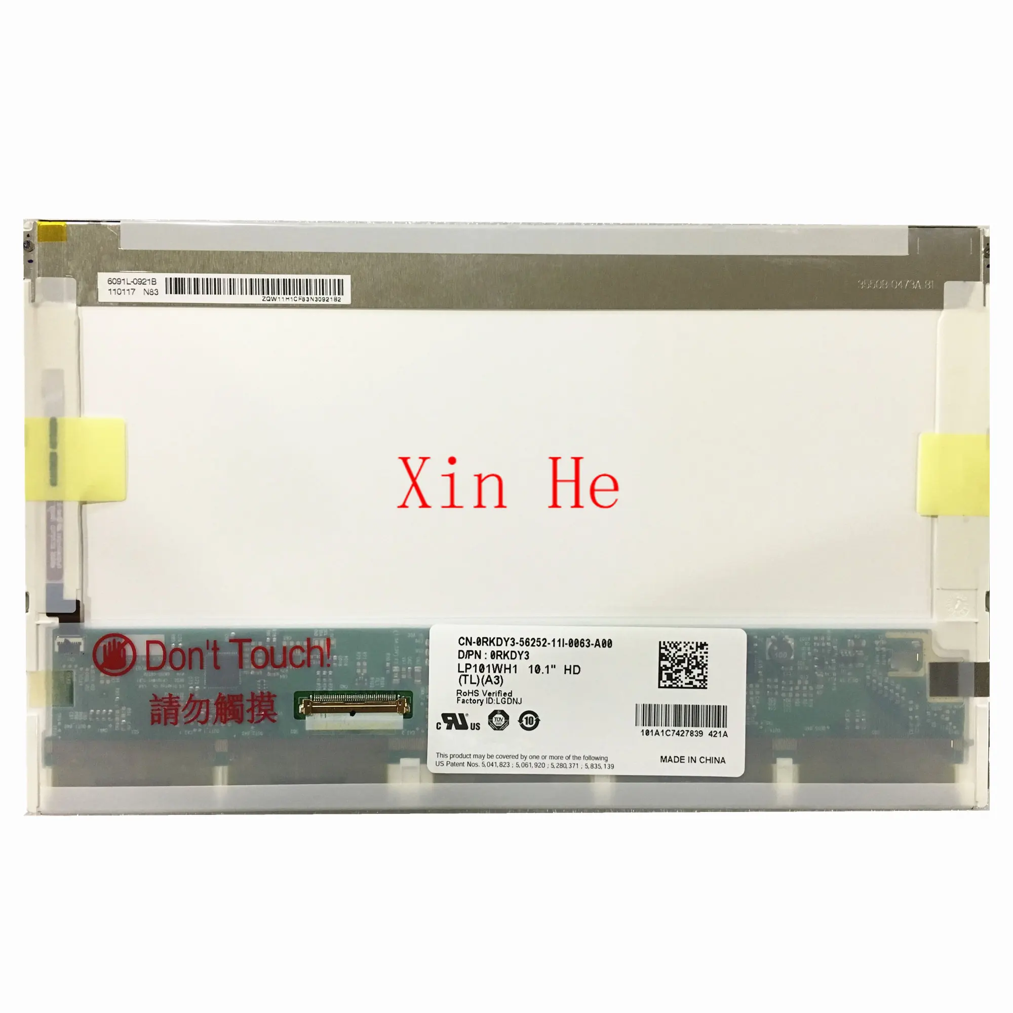 

Free shipping LP101WH1 TLA3 TLA1 N101BGE-L21 CLAA101WA01A 10.1'' Laptop LCD LED Display Screen 1366*768