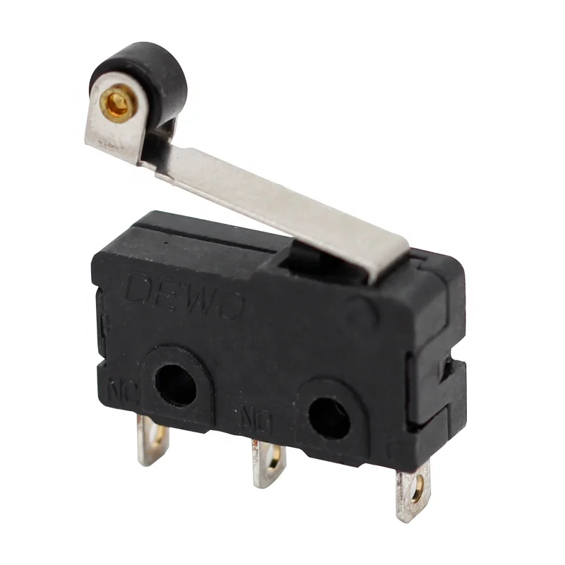 

AC 250V 5A SPDT 1NO 1NC Momentary 3Pin SPDT Roller Lever Micro Switches