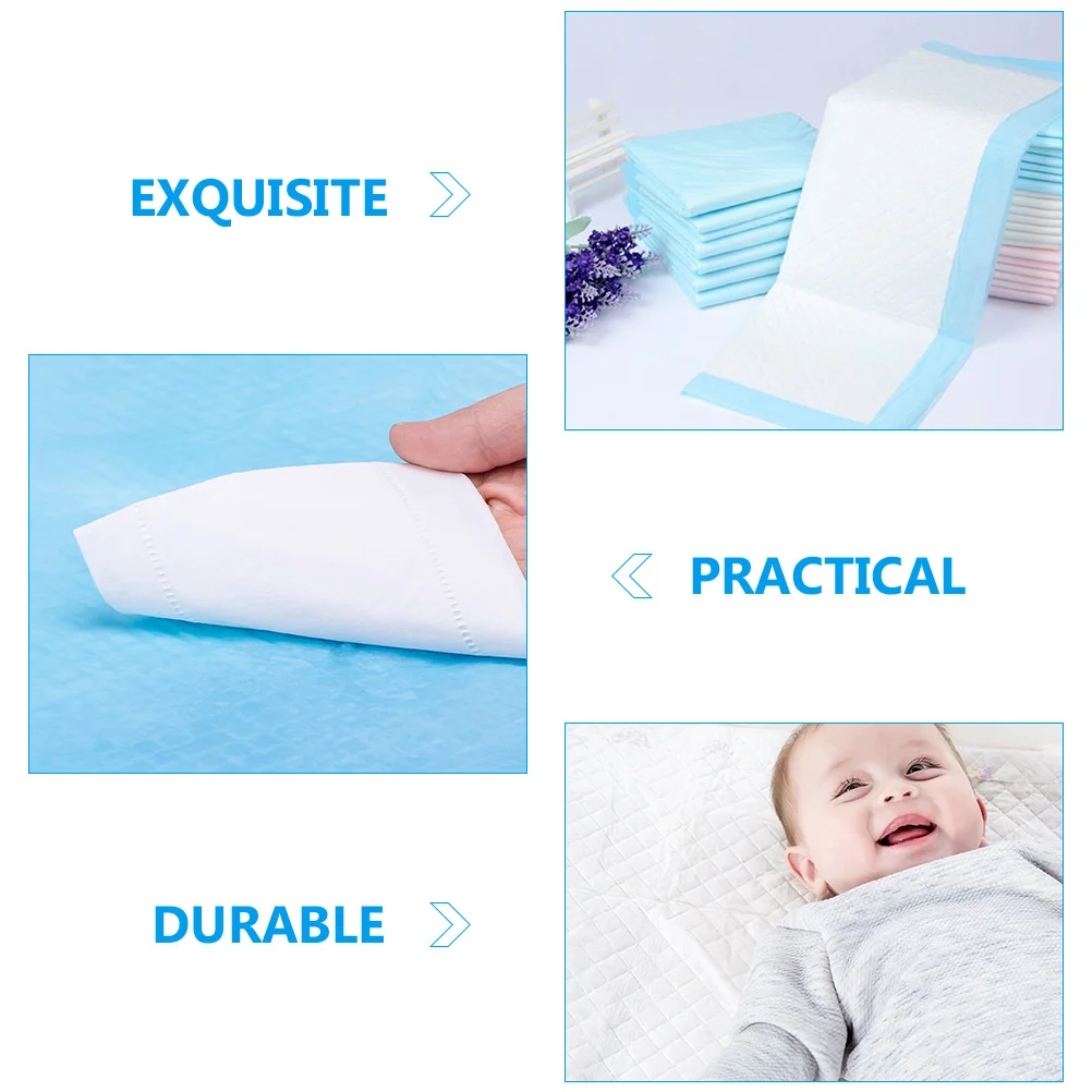 20 Pcs Changing Pad Disposable Diaper Pad Newborn Changing Mat Bed For Waterproof Cushion Non Woven Mat Diapering Toilet