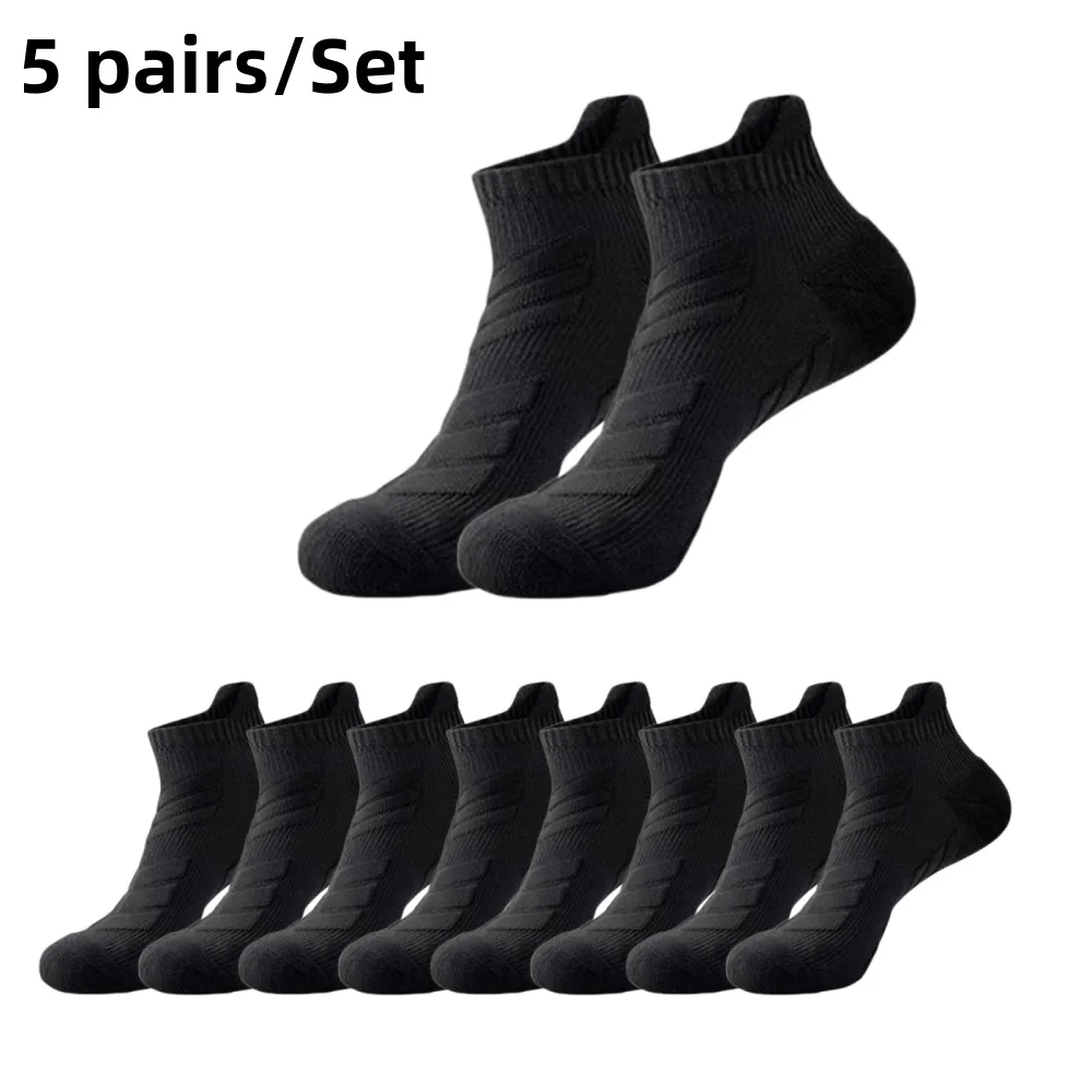 Pack of Anti-Slip Breathable Sports Socks for Men - Short & Long Tube Options